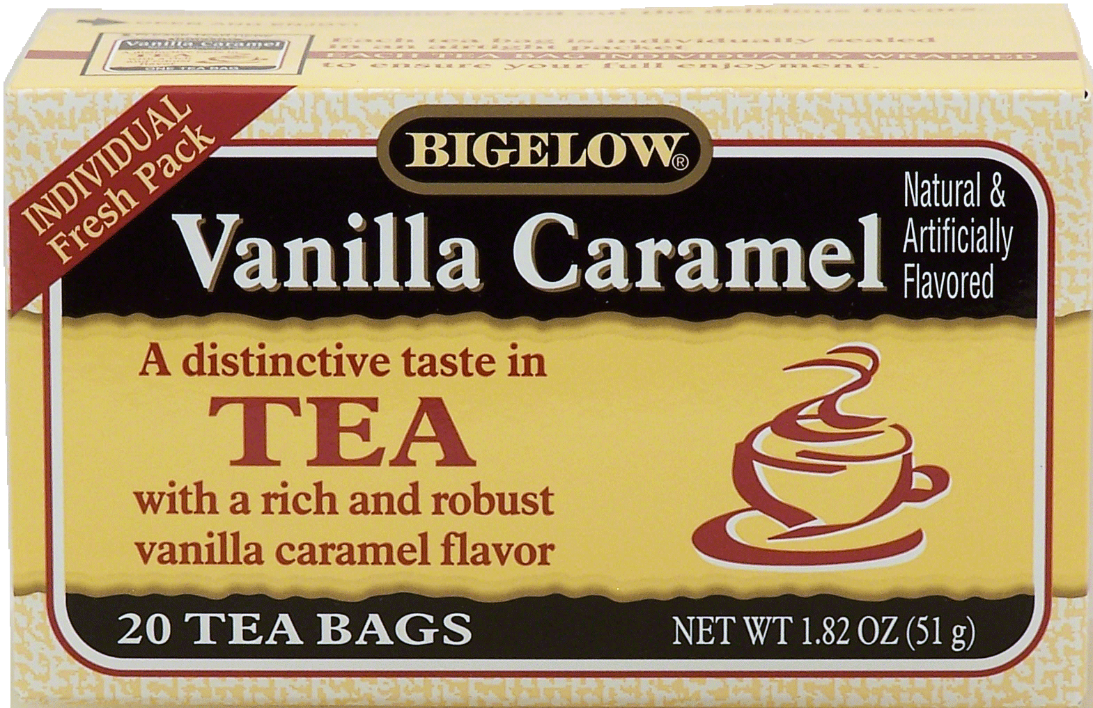 Bigelow Blend Tea Bags Vanilla Caramel Full-Size Picture